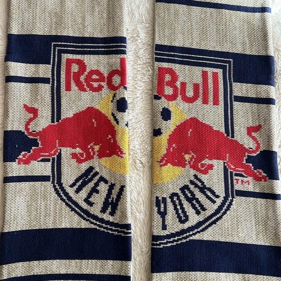 Adidas MLS Red Bulls Bull New York Soccer Scarf - Picture 2 of 8